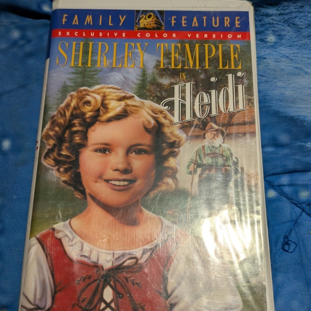 Shirley Temple Heidi VHS Colorized Version Fox Video Family Feature 1937 Movie